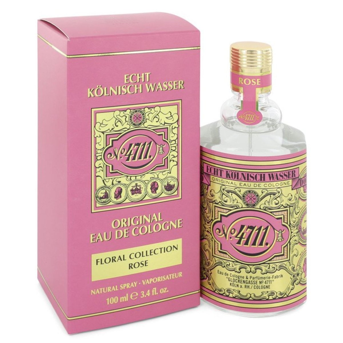 Perfume 4711 Rose - Eau de Cologne Unissex 100ml 2