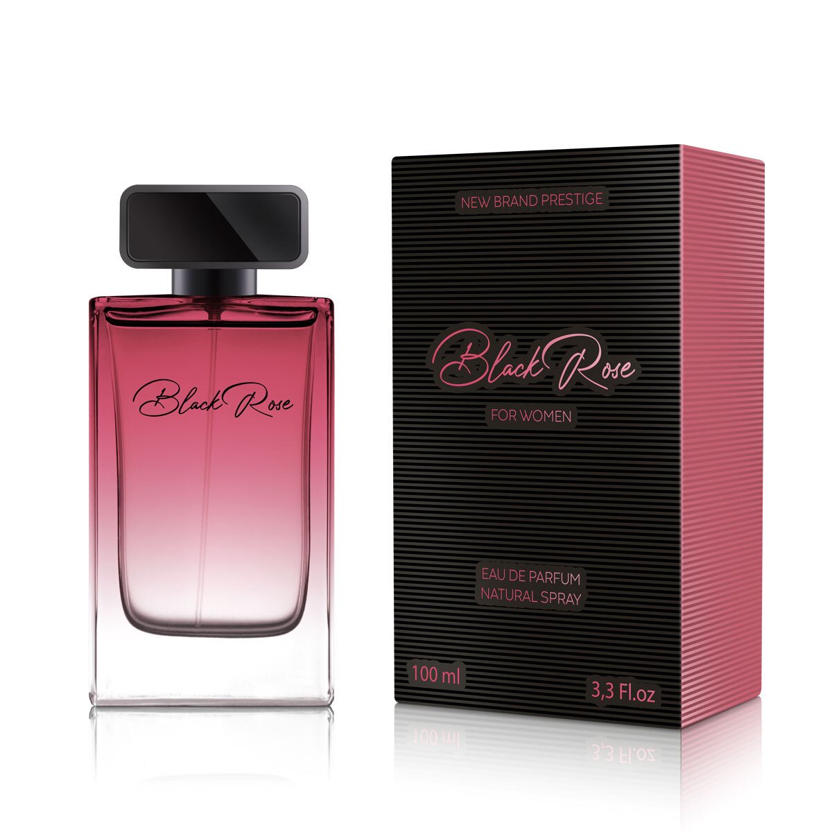Perfume New Brand Prestige Black Rose - Eau de Parfum Feminino 100ml 2
