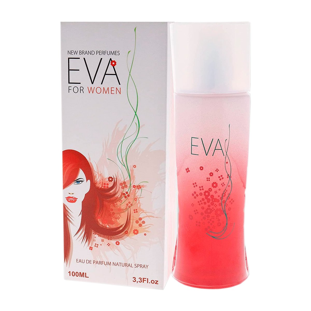 Perfume New Brand Eva for Women - Eau de Parfum Feminino 100ml 2