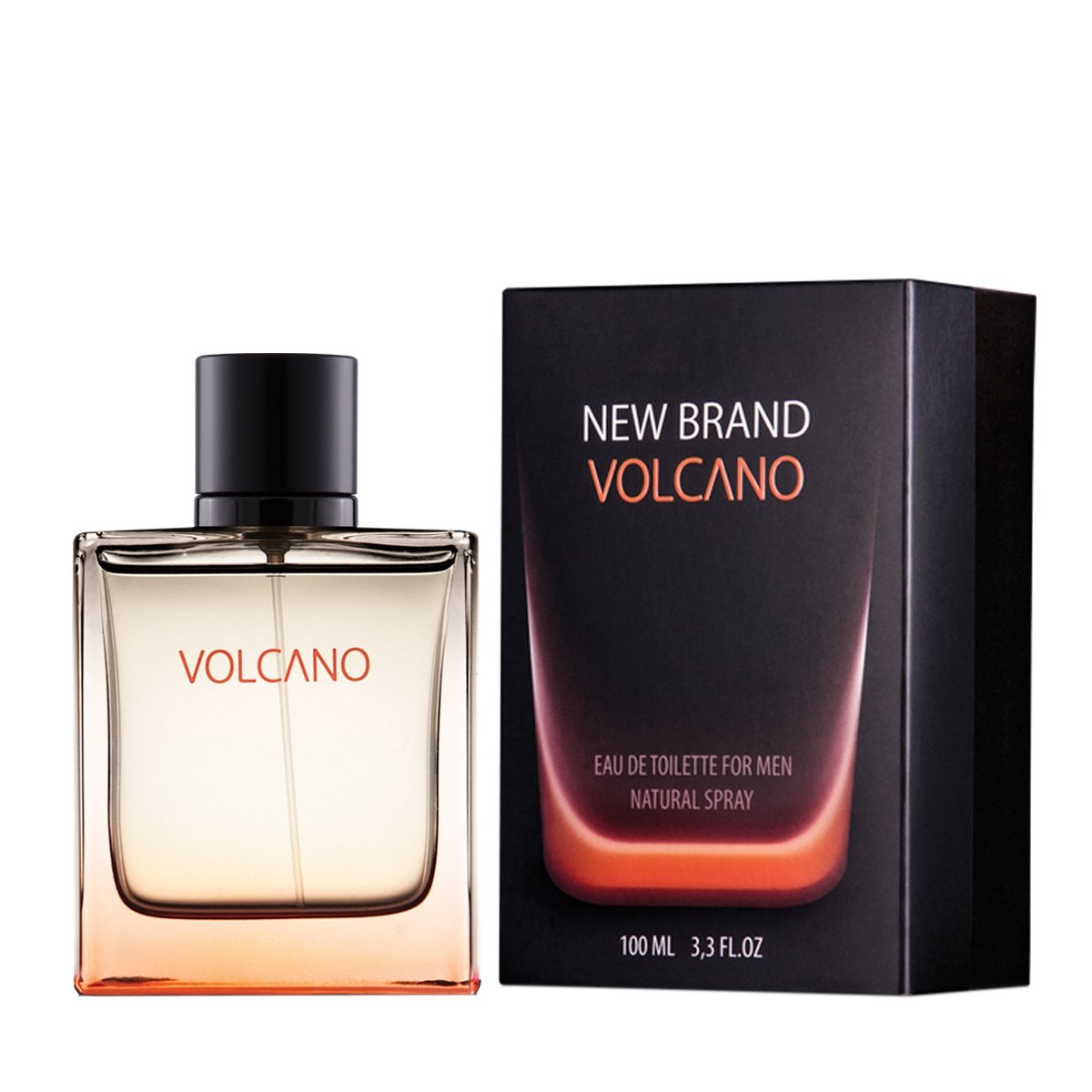 Perfume New Brand Prestigie Volcano For Men - Eau de Toilette Masculino 100ml 2