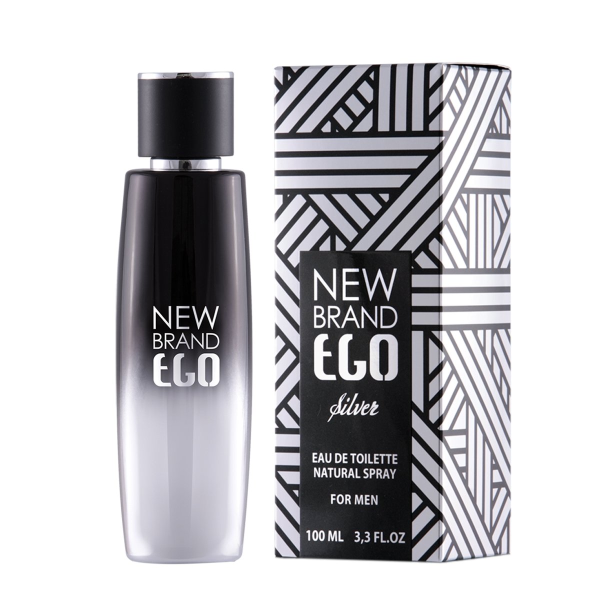 Perfume New Brand Prestige Ego Silver - Eau de Toilette Masculino 100ml 2