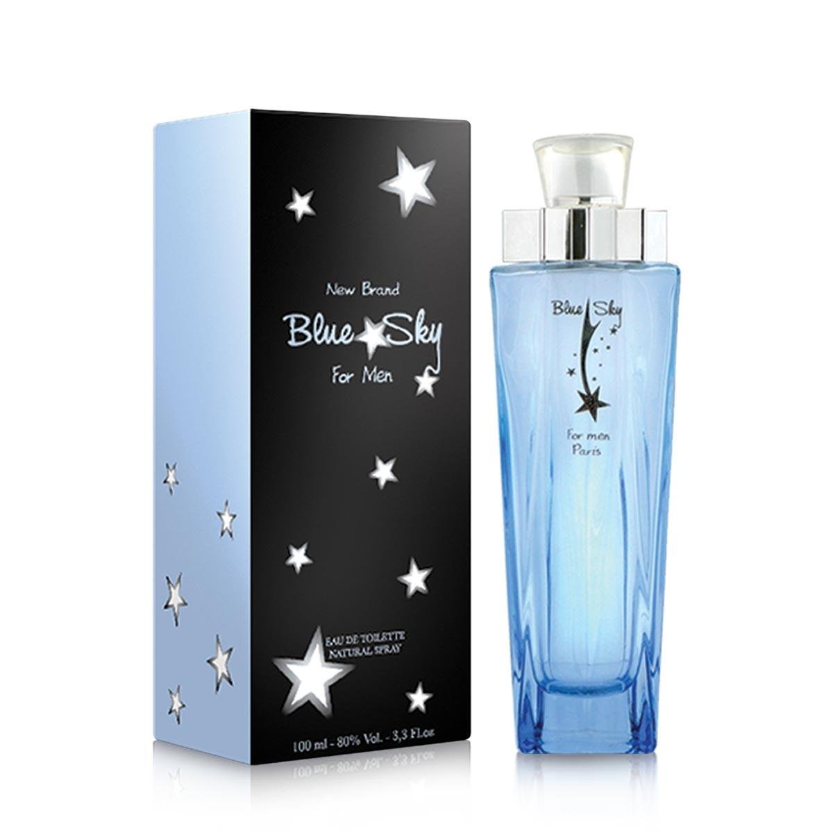 Perfume New Brand Blue Sky Eau de Toilette Masculino 100ml 100ml