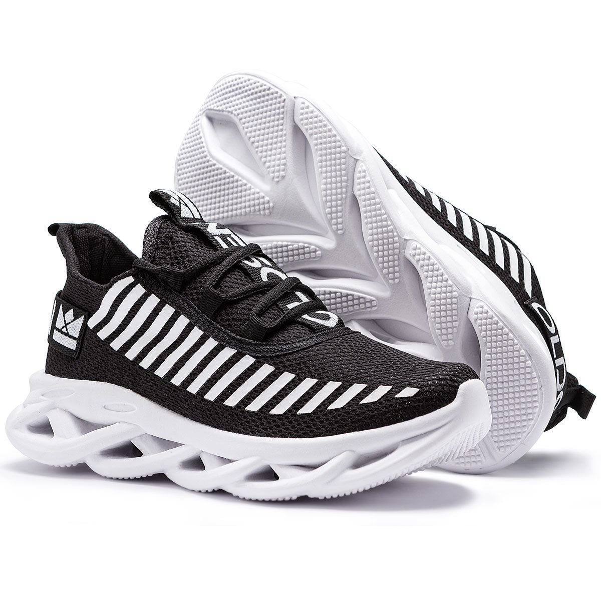 Tênis Jaguar Oldsen Academia Corrida Fitness Confortável Preto 4