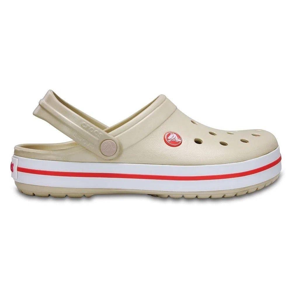 Sandália Clog Crocs Crocband Bege