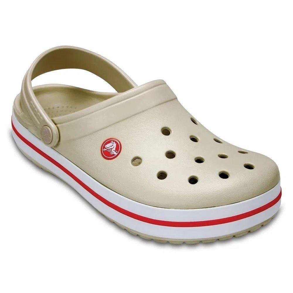 Sandália Clog Crocs Crocband Bege Bege 4