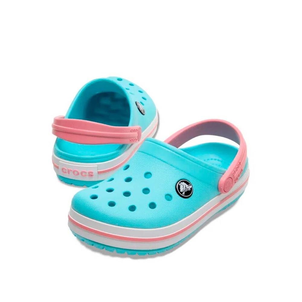 Sandália Crocs Infantil Crocband 207006 Celeste Azul 2