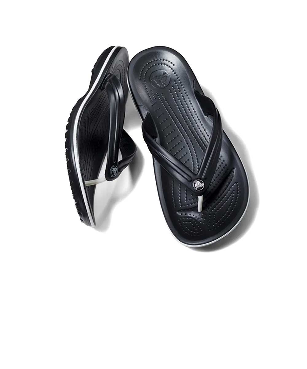 Chinelo Crocs Crocband Flip Preto Preto 3
