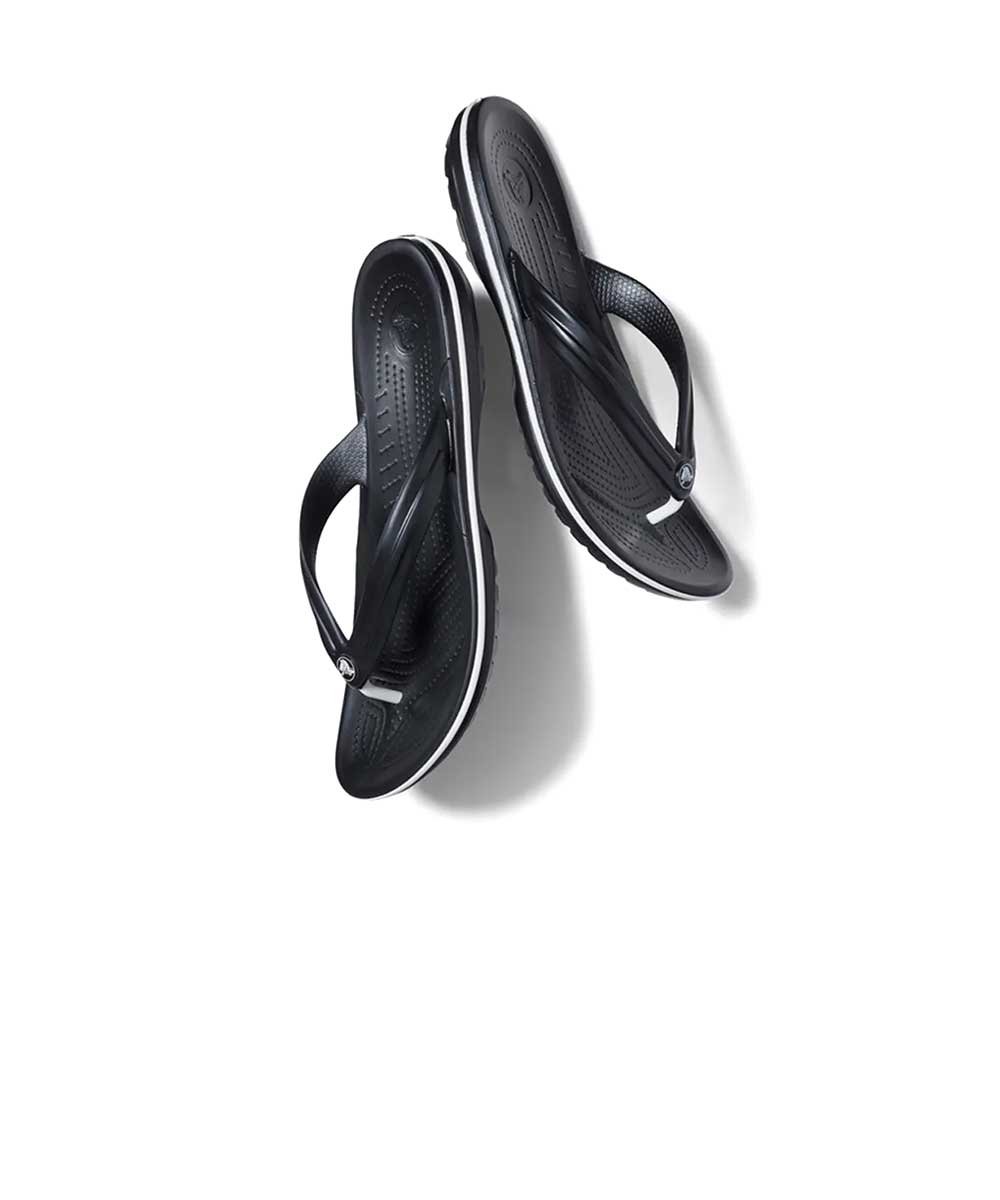 Chinelo Crocs Crocband Flip Preto Preto 4
