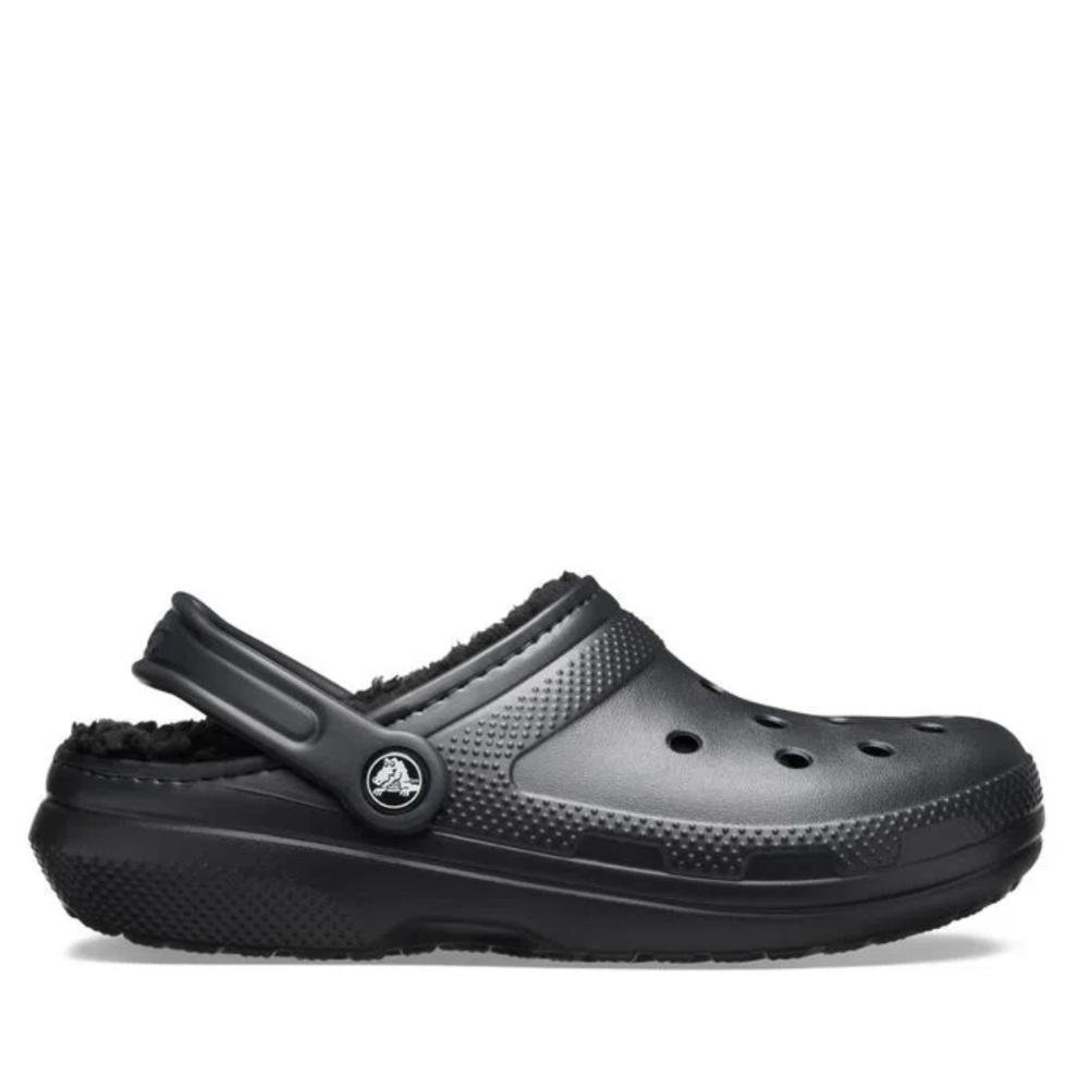 Sandália Crocs Classic Lined Clog T Preto