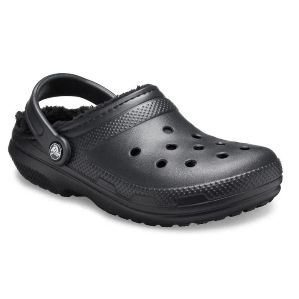 Sandália Crocs Classic Lined Clog T Preto Preto 3