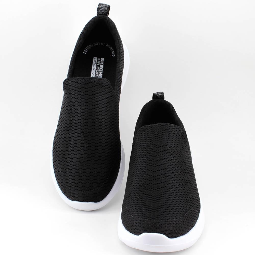 Tênis Esportivo Skechers Go Walk Max 5460 Preto/Branco Preto 2