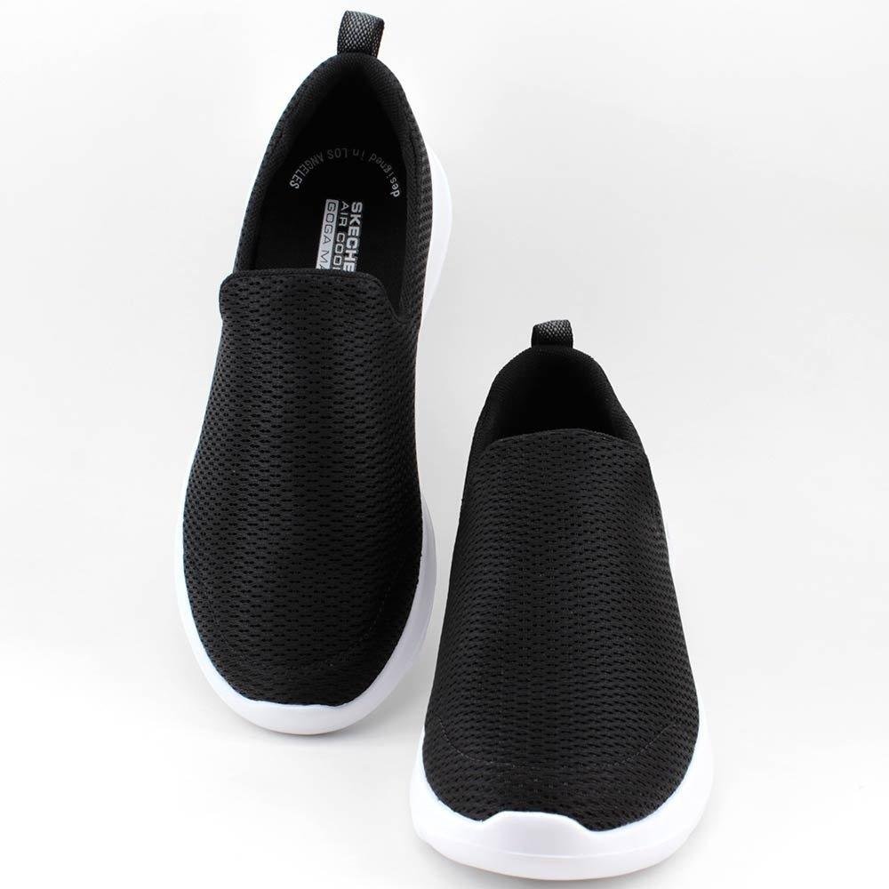 Tênis Esportivo Skechers Go Walk Max 5460 Preto/Branco Preto/Branco 9