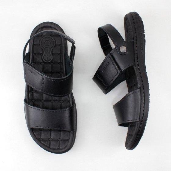 Papete Masculina Pegada Couro Preto Preto 3