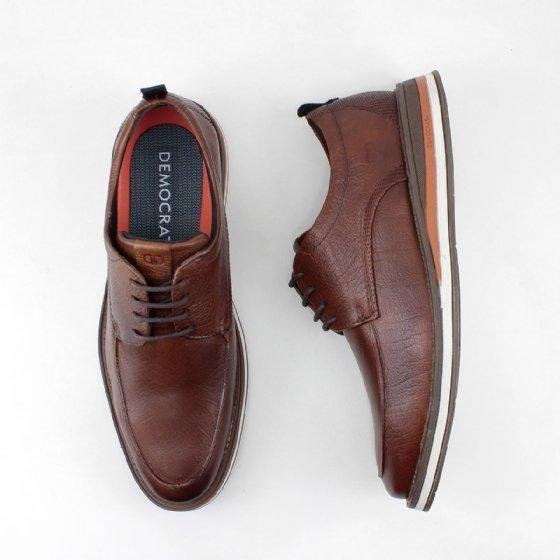 Sapato Social Democrata 272102 Conhaque Marrom 3