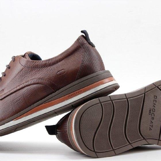 Sapato Social Democrata 272102 Conhaque Marrom 4