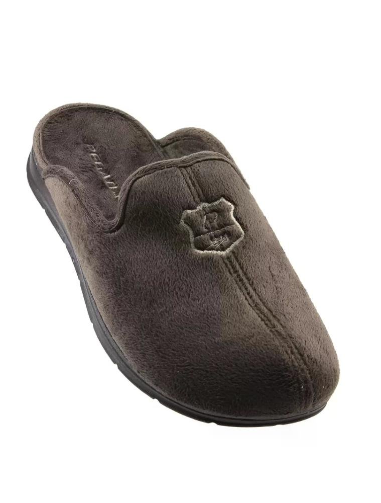 Pantufa Masculina Pegada 166001 Musgo Marrom 2