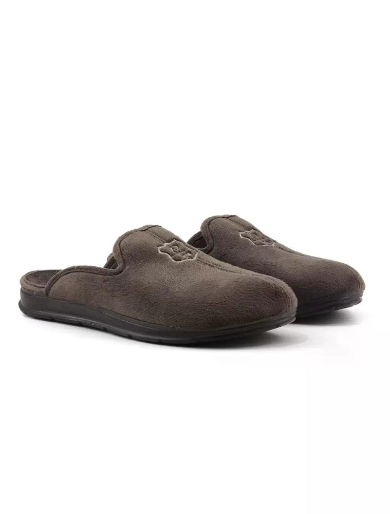 Pantufa Masculina Pegada 166001 Musgo Marrom 3