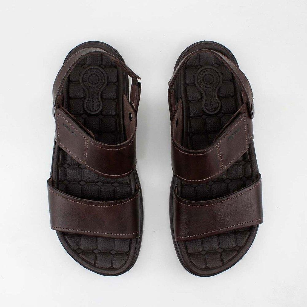 Papete Masculina Pegada Couro Cravo Marrom 3