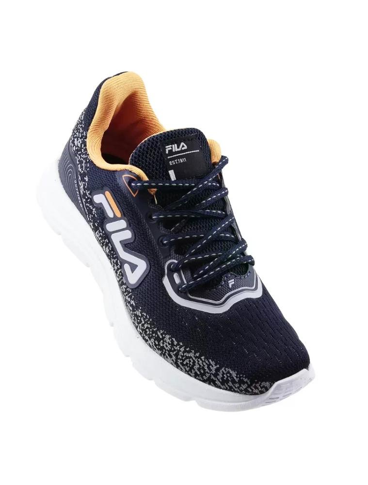 Tênis Infantil Fila F04k00020 Marinho/Prata Azul 2