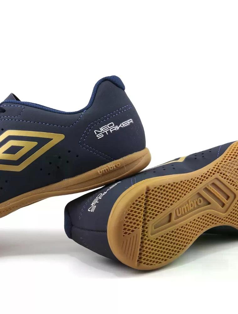 Chuteira Futsal Umbro U01fb00500 Marinho/Branco Azul 4