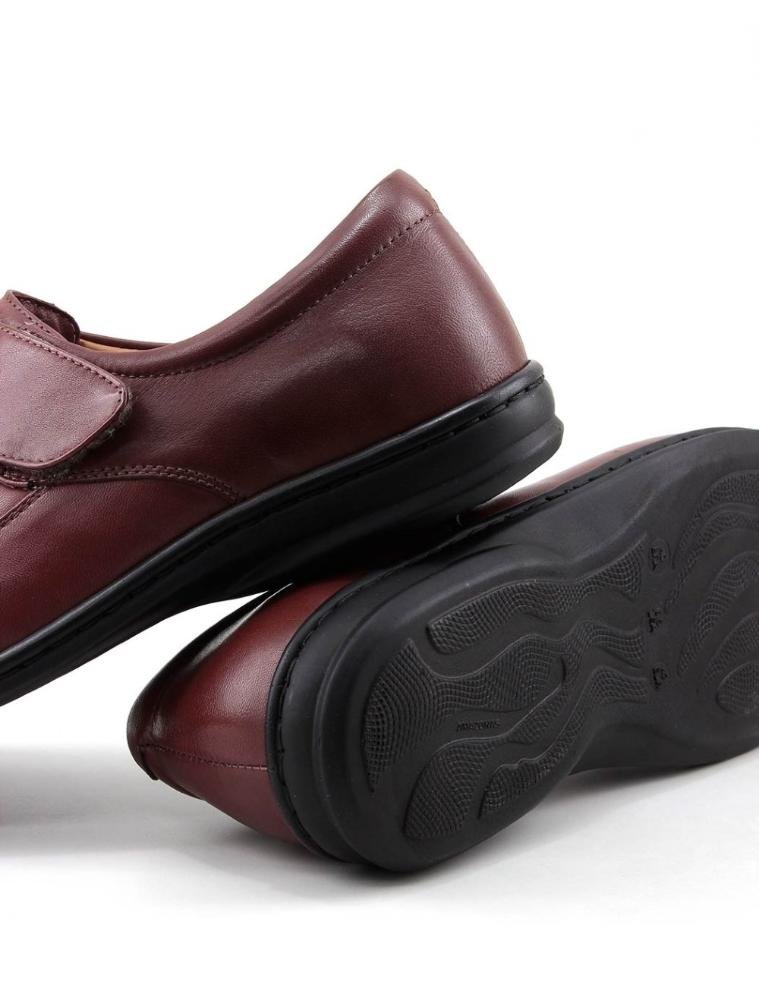 Sapato Opananken Diabetic's Couro 38507 Cafe Marrom 5