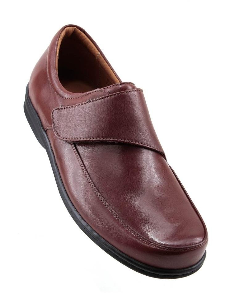 Sapato Opananken Diabetic's Couro 38507 Cafe Marrom 3