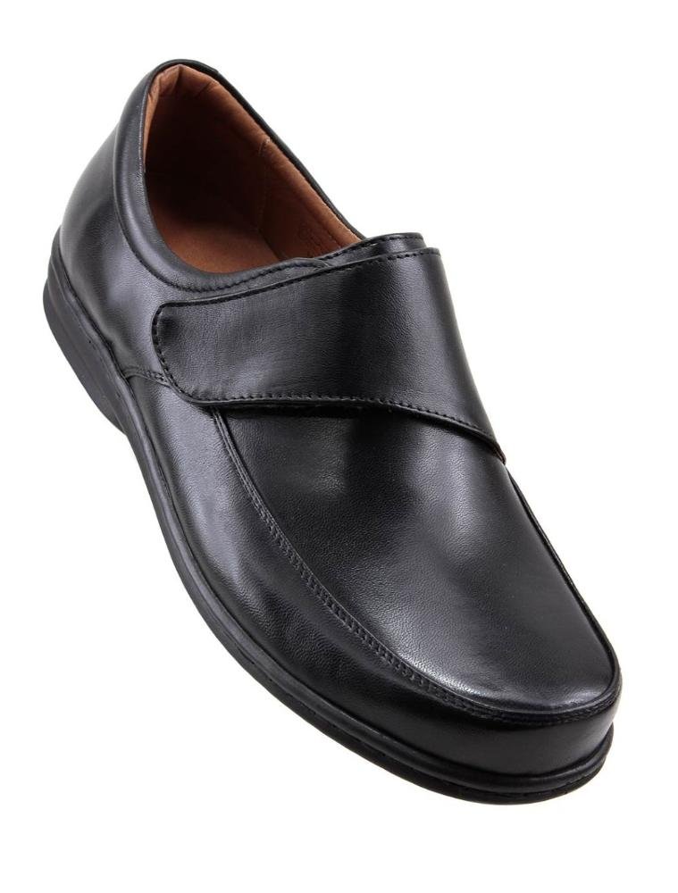 Sapato Opananken Diabetic's Couro 38507 Preto Preto 3