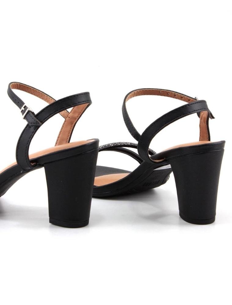 Sandália Vizzano Salto Médio 6262-100 Preto Preto 2