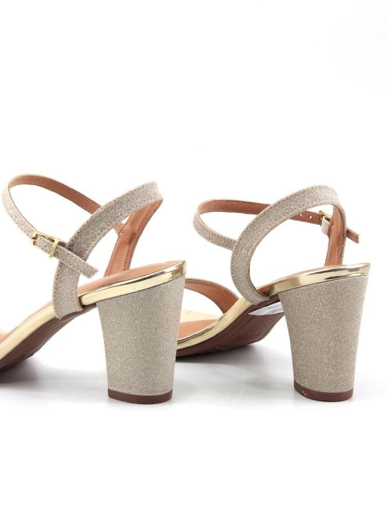 Sandalia Salto com Brilho Vizzano 6262-474 Dourado Dourado 3
