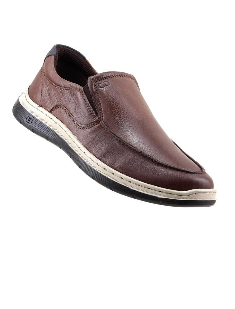 Sapatenis Democrata 245201 Conhaque Marrom 2