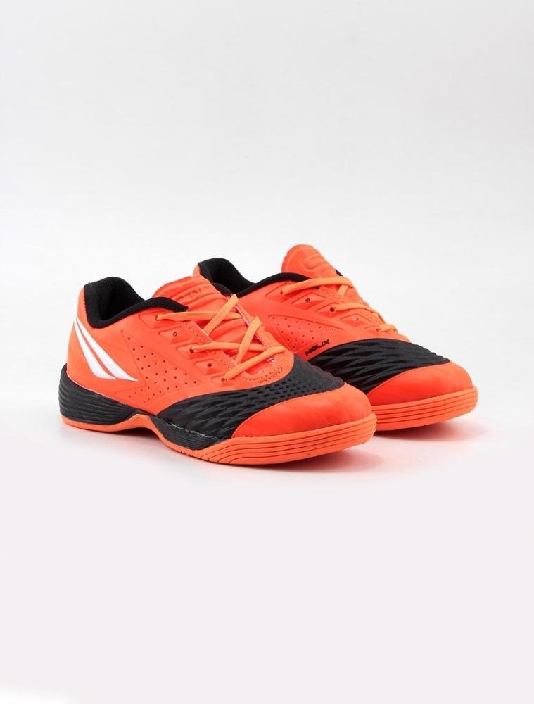 Chuteira Futsal Penalty Max 200 Kids Y-1 126258 Laranja Laranja/Preto 3