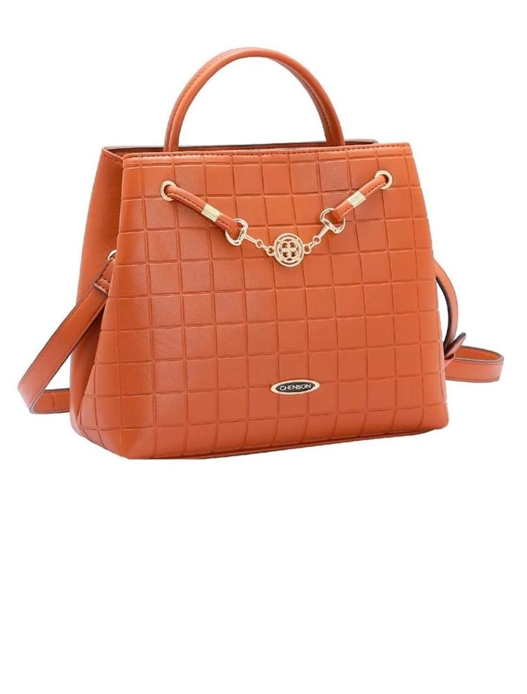 Bolsa Feminina Chenson Mão 3484385 Marrom Marrom 1