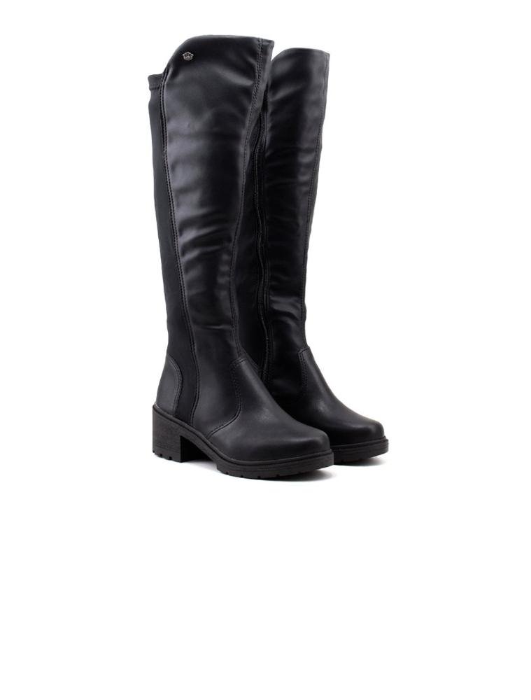 Bota Pink Cats Over Tratorada V4003 Preto Preto 2