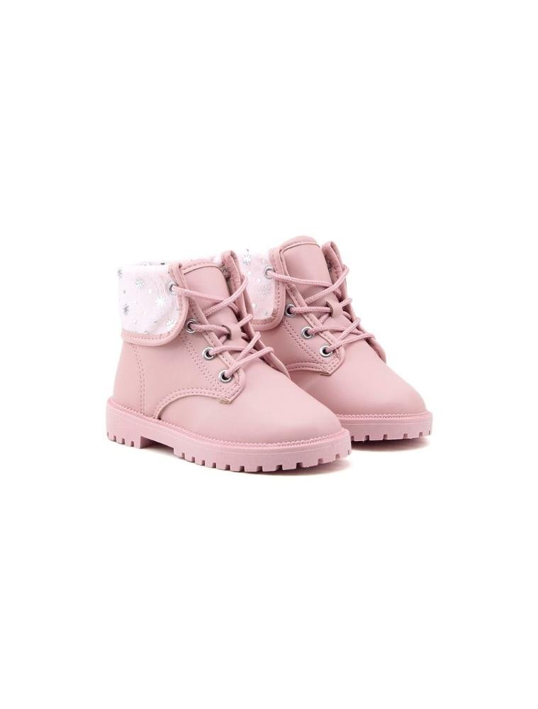 Coturno Infantil Molekinha 2126524 Rosa Rosa 3