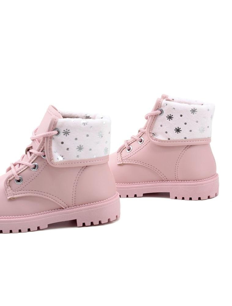 Coturno Infantil Molekinha 2126524 Rosa Rosa 4