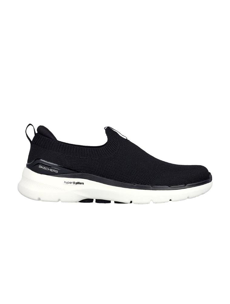 Tênis Skechers Gowalk 6 Masculino 216267 Preto/Branco Preto/Branco