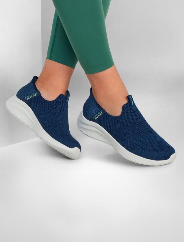 Tênis Feminino Skechers 149709 Marinho Azul 4