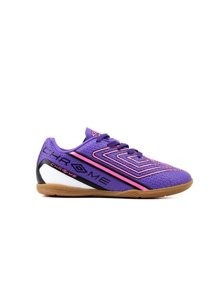 Chuteira Futsal Umbro Chrome Infantil U07fb00202 Roxo