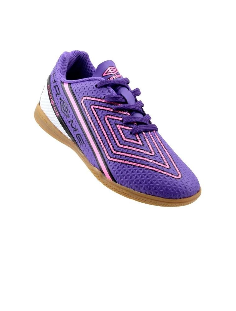 Chuteira Futsal Umbro Chrome Infantil U07fb00202 Roxo Roxo 2