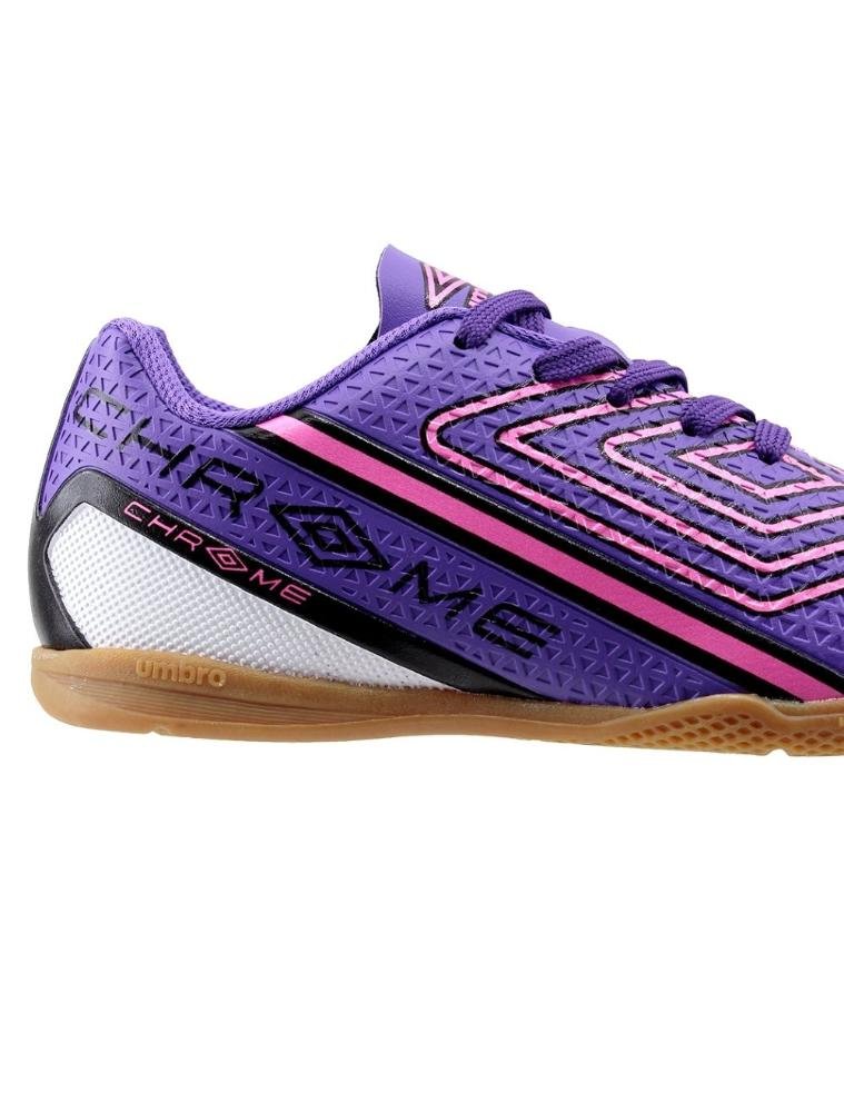 Chuteira Futsal Umbro Chrome Infantil U07fb00202 Roxo Roxo 3
