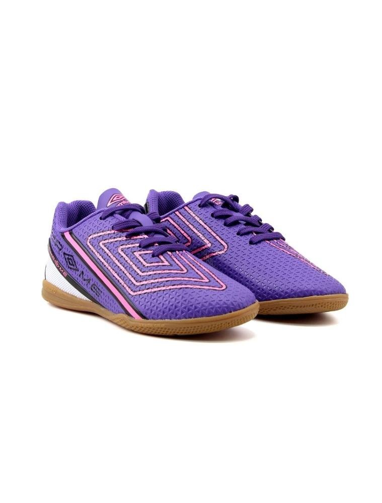 Chuteira Futsal Umbro Chrome Infantil U07fb00202 Roxo Roxo 5