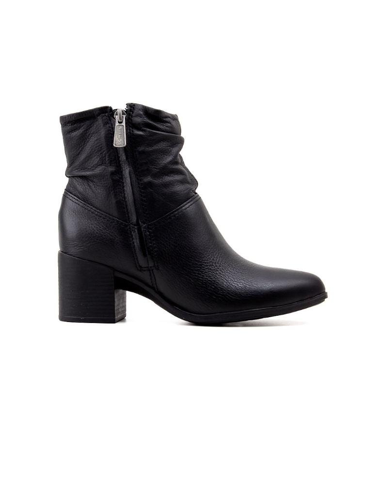 Bota Cano Curto Bottero Slouchy 346907 Couro Preto