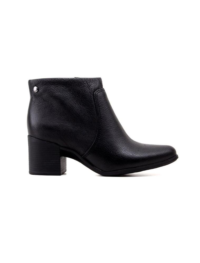 Bota Cano Curto Bottero Salto Médio 346901 Couro Preto Preto 4