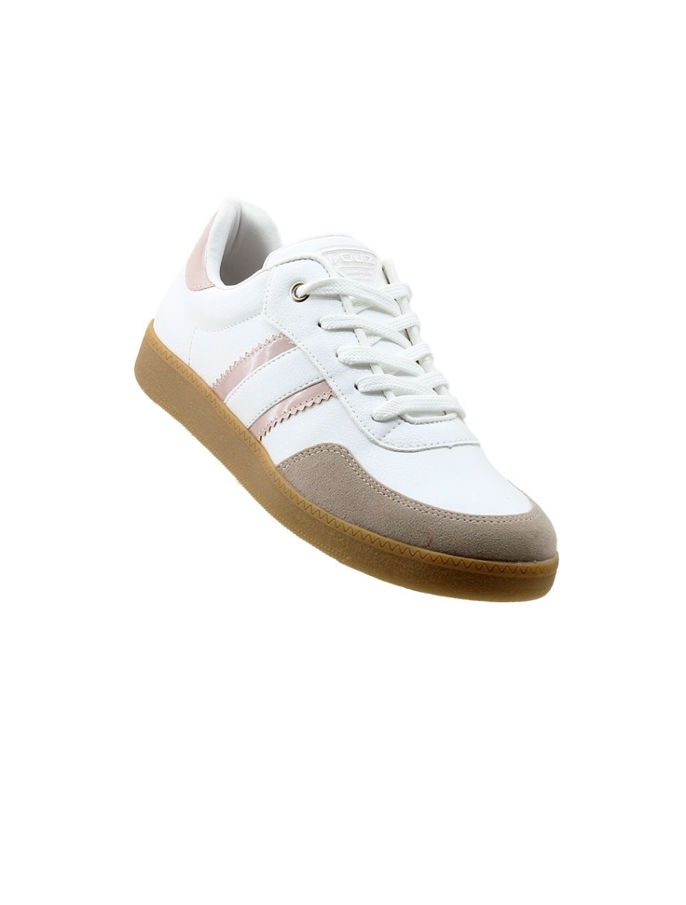 Tênis Casual Quiz Feminino 63173910 Branco/Rose Branco