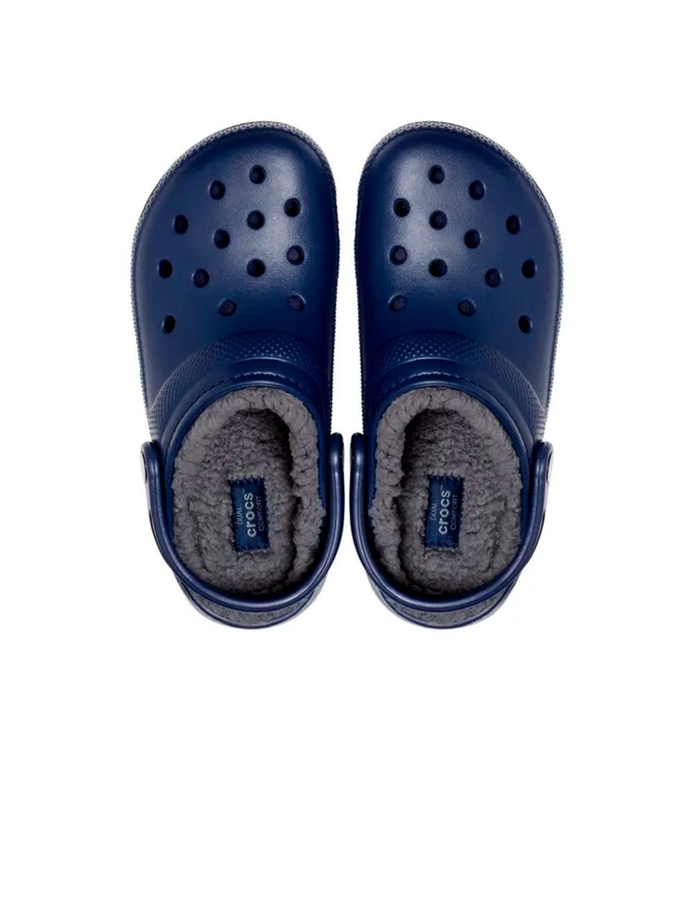 Sandália Crocs Classic Lined Clog T 203 Marinho Azul 4