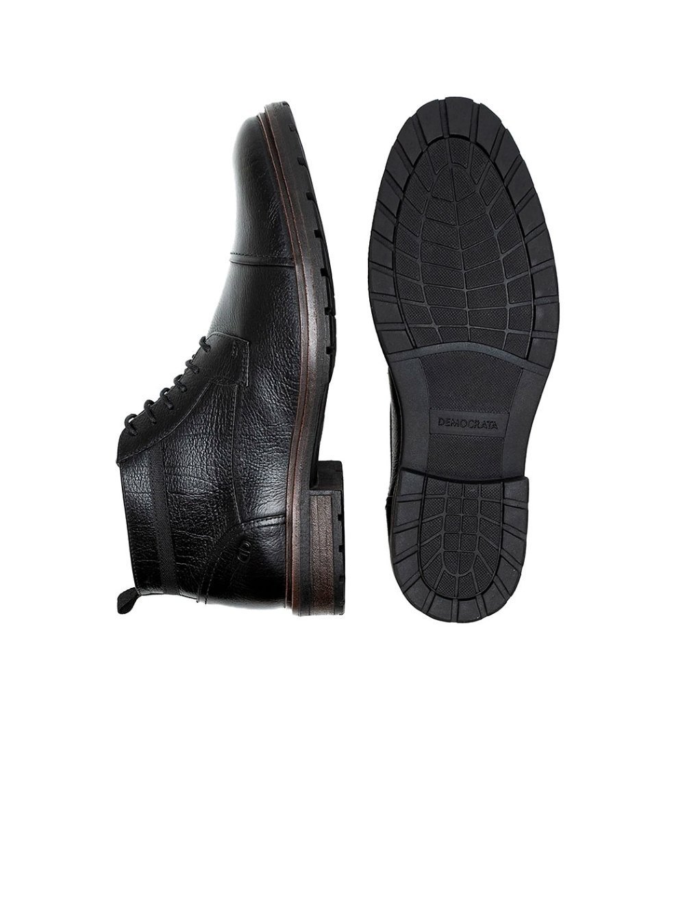 Bota Democrata Astro Garage 301102 Couro Preto Preto 4