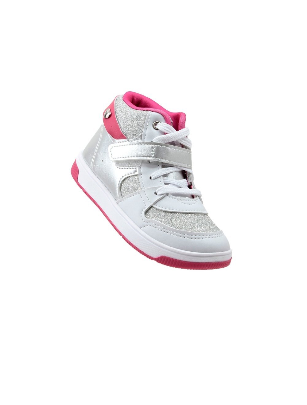 Tênis Infantil Kidy Astral Glitter 3290004 Prata/Pink Prata/Rosa 2