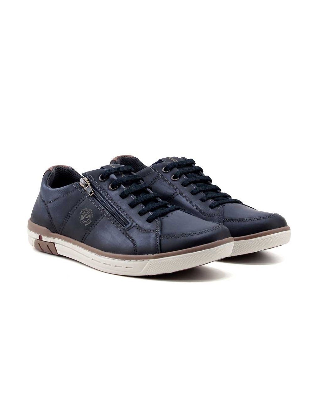 Sapatênis Pegada Casual Wear 119313 Couro Azul Azul 3