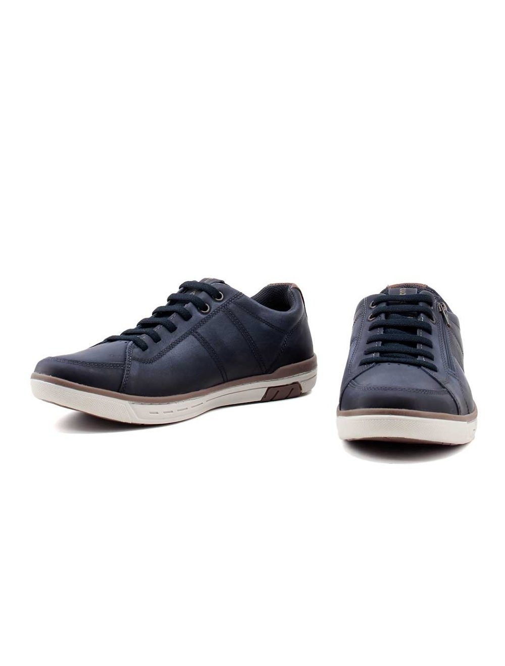 Sapatênis Pegada Casual Wear 119313 Couro Azul Azul 4