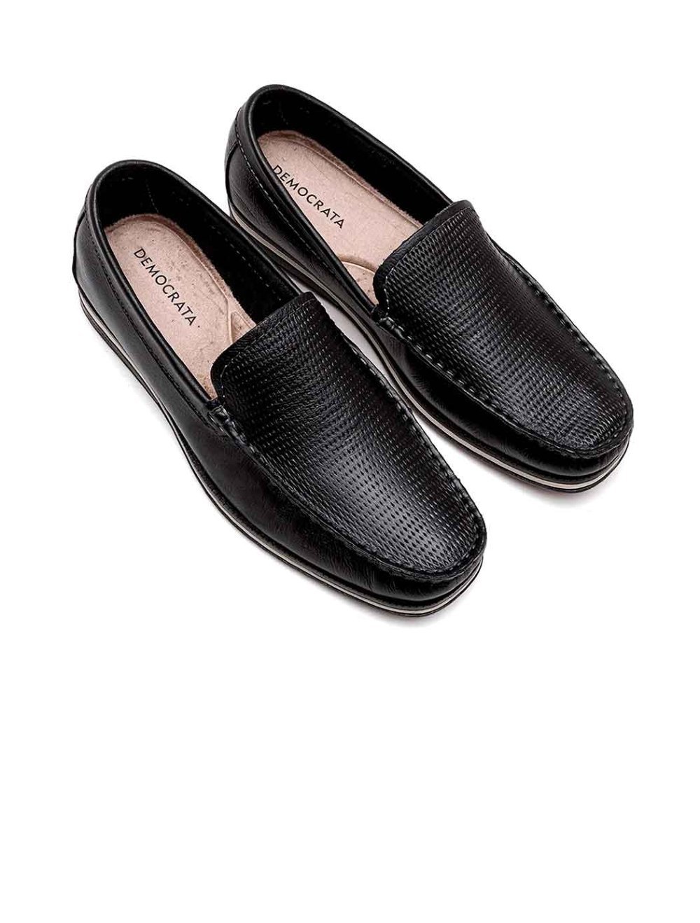 Mocassim Democrata 135201 Preto Preto 2